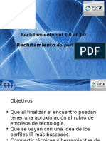 Reclutamiento Del 1.0 Al 3.0 - Reclutamiento de Perfiles IT