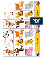 Bingo Animales 2018