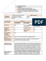 Programa Analítico - Taller de TIC