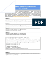 Los Argumentos Inductivos y Su Evaluación - Guía de Trabajo