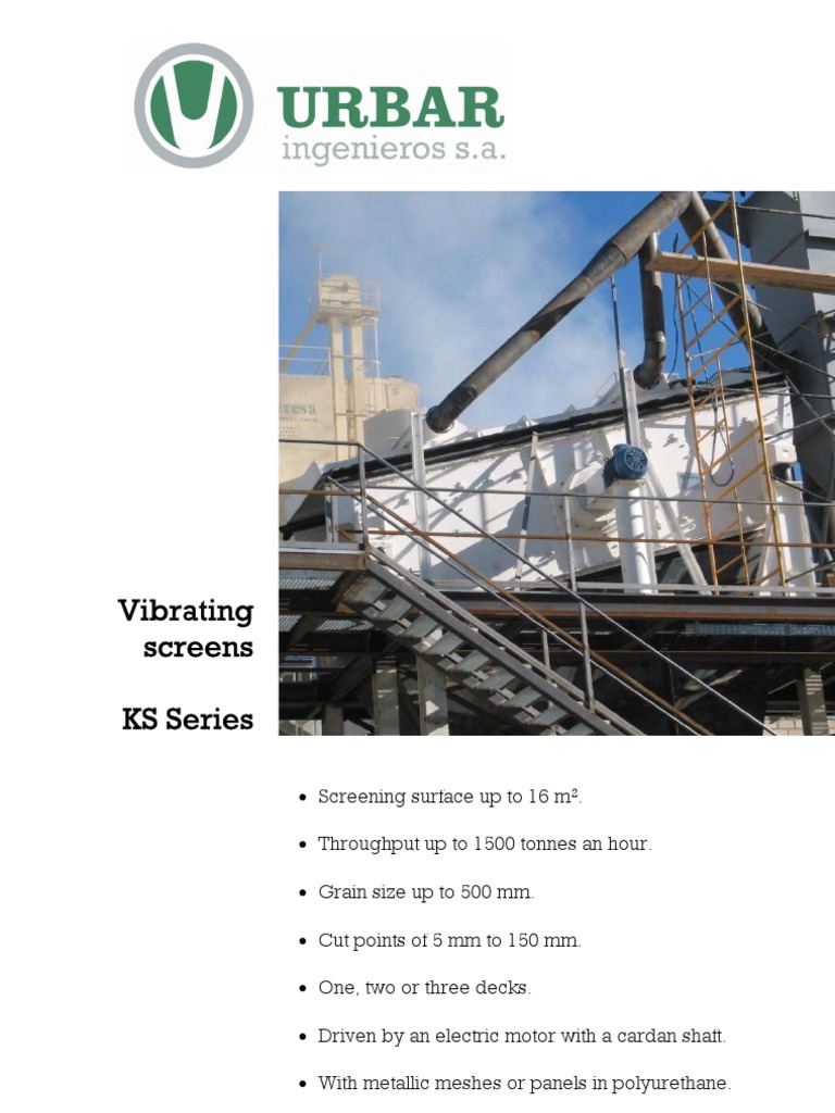 KS Series Vibrating Screens Overview | PDF | Industrial Processes ...