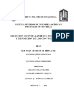 Selección de Endulzamiento en Plataforma y Disposición de Los Contaminantes PDF