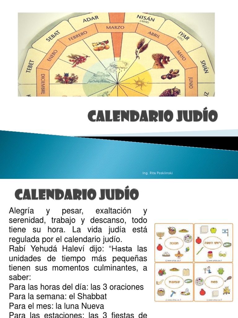Calendario Judio PDF PDF Calendario hebreo Calendarios lunisolares