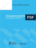 CORONAVIRUS EN ARGENTINA, Boletín Oficial