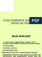 Studi Deskriptif Dan Croosectional