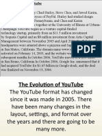 The History of Youtube