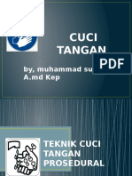 tehnik cuci tangan bedah