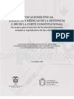 Implicaciones Eticas y Juridicas - Medicas de La Sentencia C355