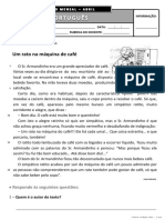Ficha de Avaliação Abril - 3º Ano PORT - I PDF