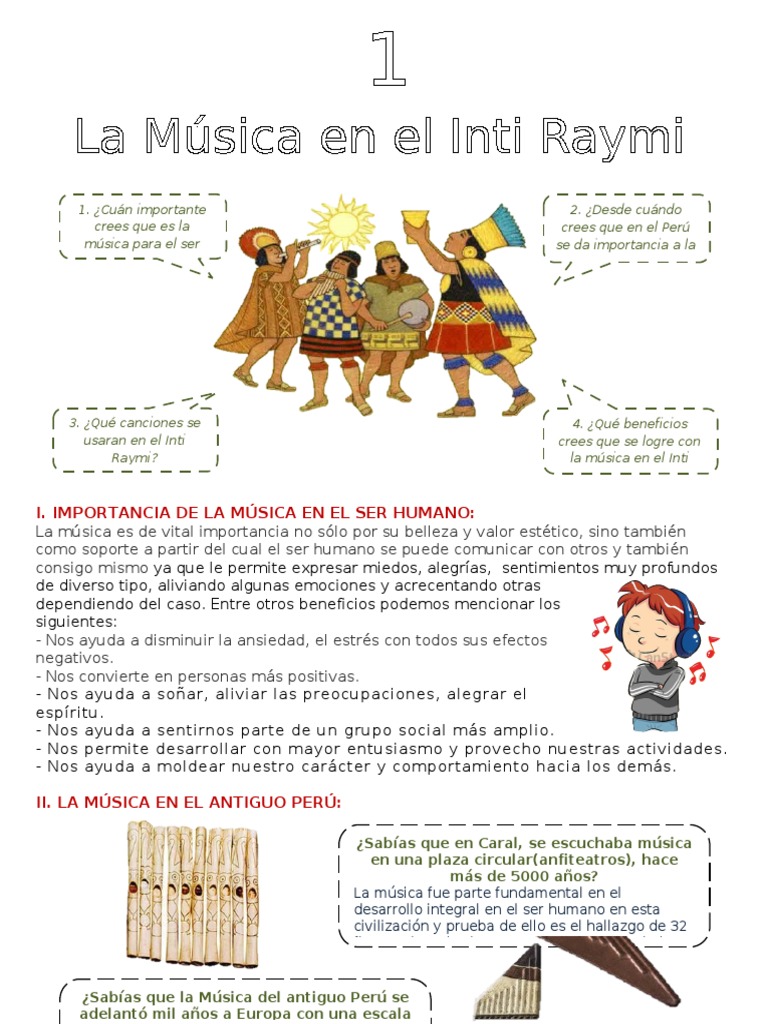 Música y Cultura en el Inti Raymi | PDF | Conceptos psicologicos ...