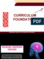 Problem Centered Curriculum