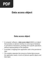 Data Access Object