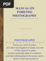 Forensic Photography Module Overview | PDF | Camera Lens | Camera