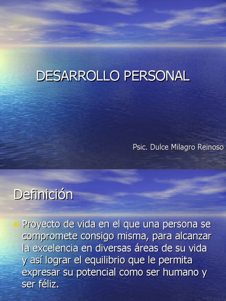 Claves para el Desarrollo Personal Efectivo | PDF | Aprendizaje ...