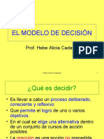 Modelo general de decisión