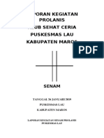 Laporan Kegiatan Prolanis Senam 26 Januari 2019