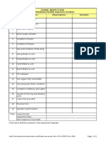 Crane Inspection Checklist