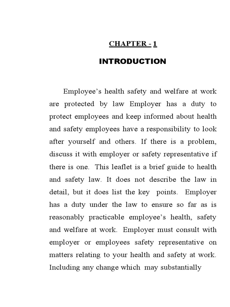 Employee Health and Safety Measures HRM PDF PDF Occupational Safety