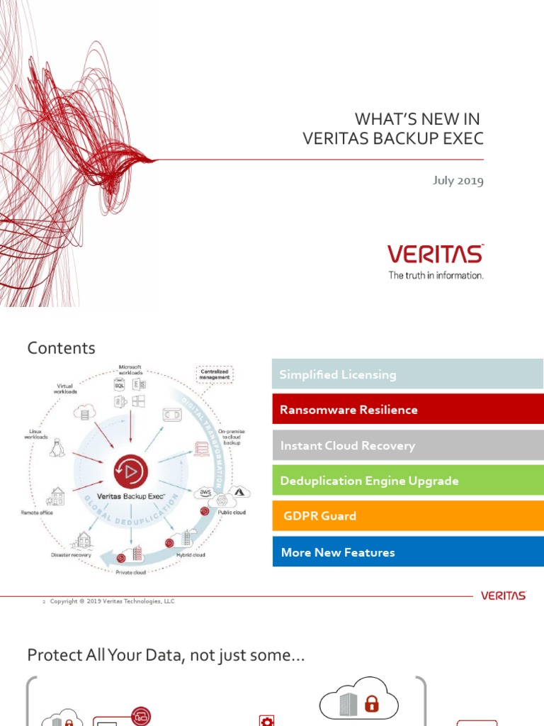 Backup Exec 20 - What's New Presentation | PDF | Backup | Cloud Computing