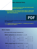 Jenis-Jenis Matriks