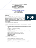 Taller1 - Producto - Demanda - Capacidad SI16