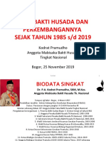 2019 Sejarah SBH Dan Perkembangannya 25 November