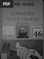 MARX, Karl - Miséria da Filosofia (Global)
