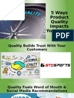 5 Ways Product Quality Impacts Your Brand