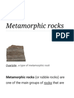 Metamorphic Rocks - Wikipedia, The Free Encyclopedia