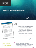 MariaDB - Introduction To MariaDB v1 6