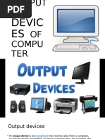 Output Devices of Computer