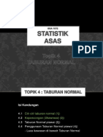 Topik - 4.1 Ciri - Ciri Taburan Normal PDF