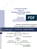 Allocating Carbon Responsibility