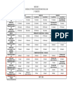 (For 22) PE and SL Schedule