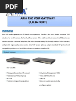 FXO-Gateway Document