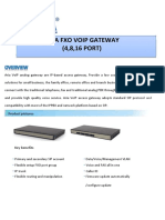 ARIA FXO VOIP GATEWAY (4,8,16 PORT