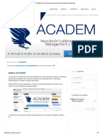 ACADEM - Asociación Latinoamericana de Management Marketing PDF