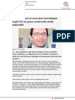 Grazie Ai Ricercatori Marchigiani Negli USA Un Passo Avanti Nello Studio dell'AIDS - Gomarche - It, 17 Marzo 2020