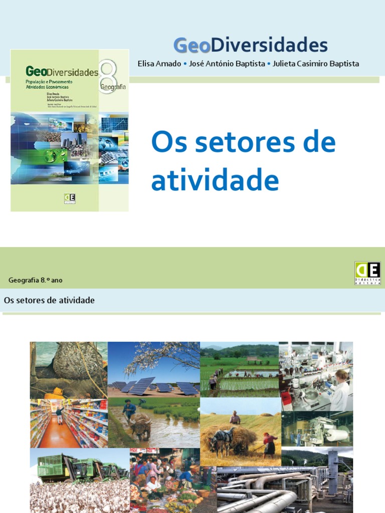 Setores de Atividade Econômica em Portugal | PDF | Setor terciário da ...