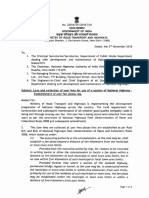 Toll-2018.11.02-Levy and collection of user fees for use of a section of NH- Establishment of user fee plazas- Location of TP