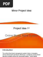 Minor Project Idea