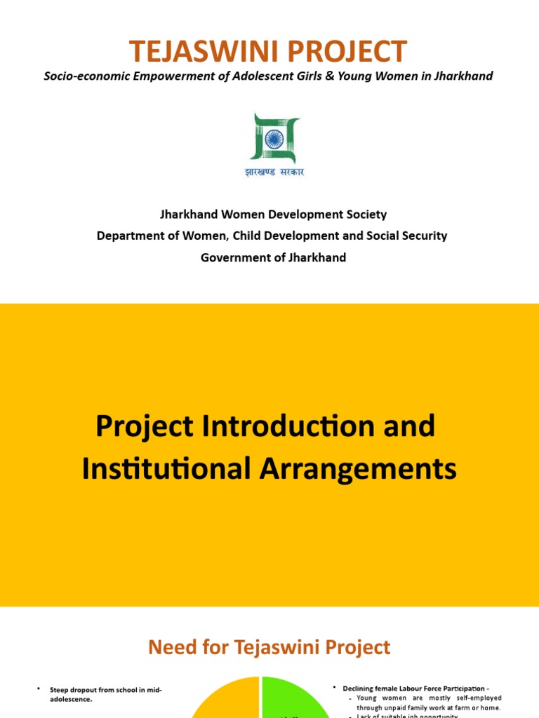 Tejaswini Project: Empowering Jharkhand's Youth | PDF | Adolescence ...