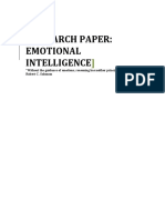 Research Paper: Emotional Intelligence