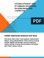 Konsep Kebutuhan Istirahat Dan Tidur, Konsep Ambang BUK DIA RESTI