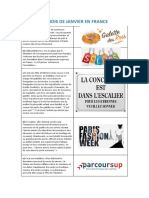 Le Mois de Janvier en France Comprehension Ecrite Texte Questions - 112852