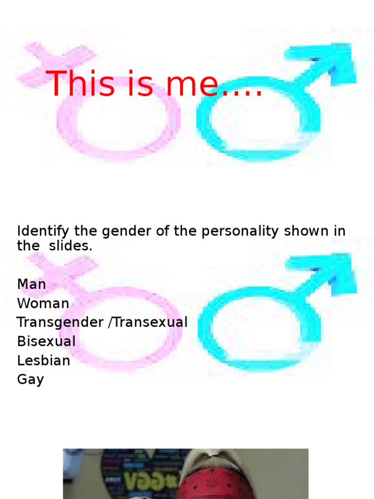 Lesson 2 Gender Role Gender Identity