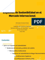 Esquemas de Sostenibilidad en El Mercado Internacional PDF
