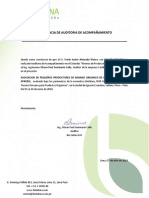 Constancia de Acompañamiento - BIOLATINA S.A.C PDF