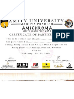 Amichroma 2K19 certificates