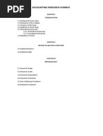 Accounting Research Format